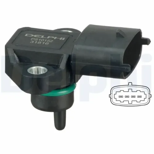 Luftdrucksensor, Höhenanpassung DELPHI PS10152 Bild Luftdrucksensor, Höhenanpassung DELPHI PS10152