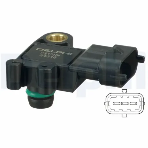 Sensor, Saugrohrdruck DELPHI PS10154 Bild Sensor, Saugrohrdruck DELPHI PS10154