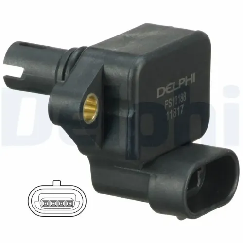 Sensor, Saugrohrdruck DELPHI PS10188 Bild Sensor, Saugrohrdruck DELPHI PS10188