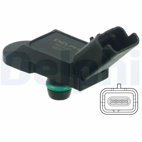 Sensor, Saugrohrdruck DELPHI PS10192 Bild Sensor, Saugrohrdruck DELPHI PS10192