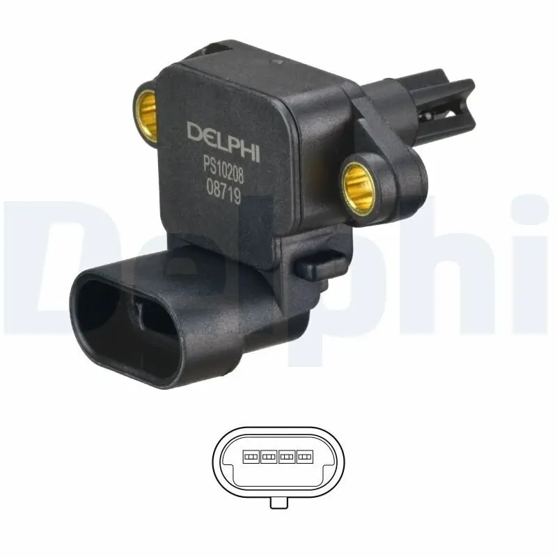 Sensor, Ansauglufttemperatur DELPHI PS10208
