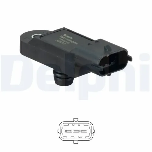 Sensor, Saugrohrdruck DELPHI PS10210 Bild Sensor, Saugrohrdruck DELPHI PS10210