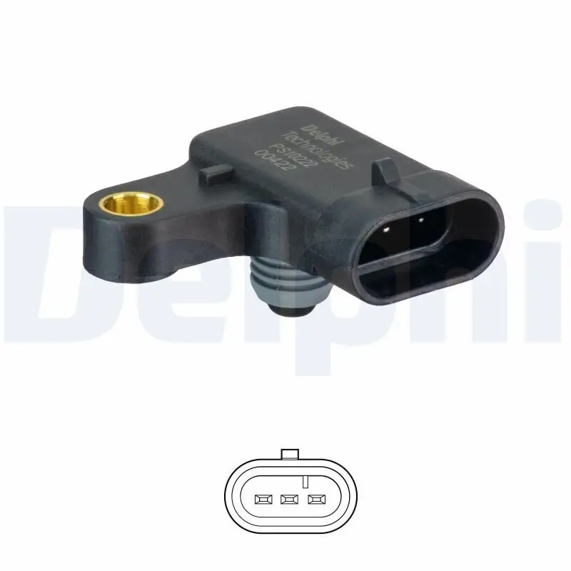 Sensor, Ladedruck DELPHI PS10222