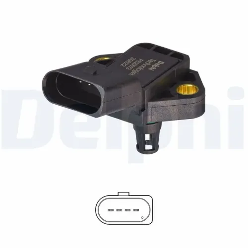 Sensor, Saugrohrdruck DELPHI PS20073-12B1 Bild Sensor, Saugrohrdruck DELPHI PS20073-12B1