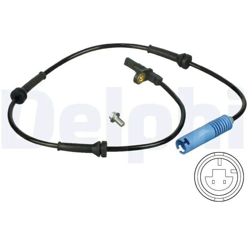 Sensor, Raddrehzahl Hinterachse DELPHI SS20340