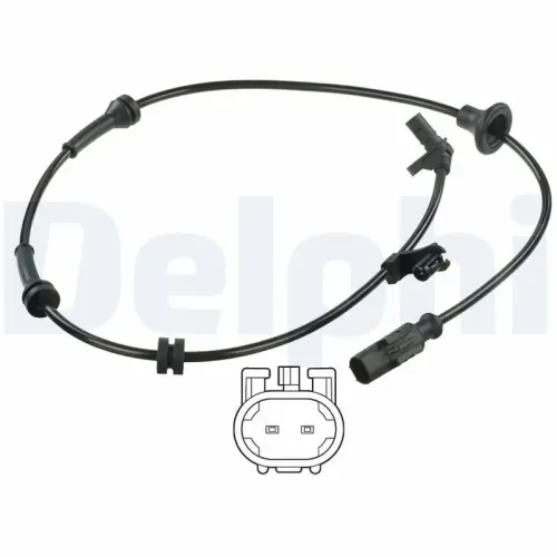Sensor, Raddrehzahl Hinterachse DELPHI SS20343 Bild Sensor, Raddrehzahl Hinterachse DELPHI SS20343