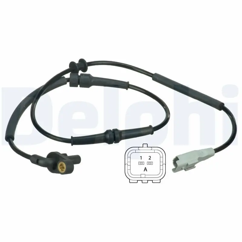 Sensor, Raddrehzahl Vorderachse DELPHI SS20380