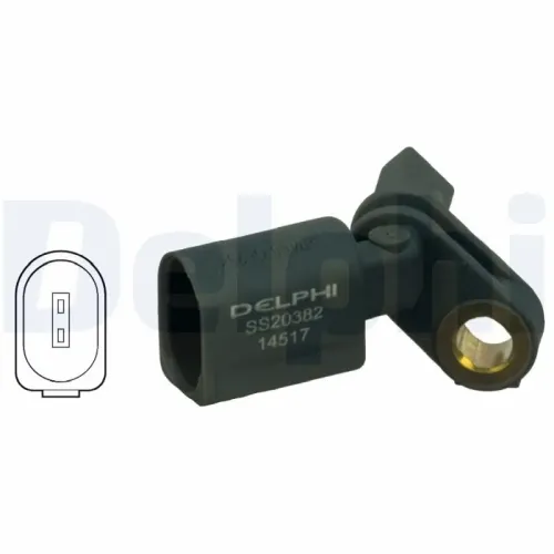 Sensor, Raddrehzahl Vorderachse rechts DELPHI SS20382 Bild Sensor, Raddrehzahl Vorderachse rechts DELPHI SS20382