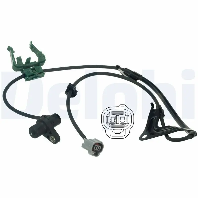 Sensor, Raddrehzahl Vorderachse rechts DELPHI SS20400