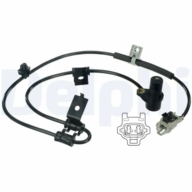 Sensor, Raddrehzahl Vorderachse links Vorderachse links DELPHI SS20403