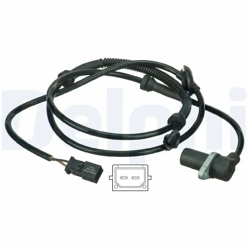 Sensor, Raddrehzahl DELPHI SS20406