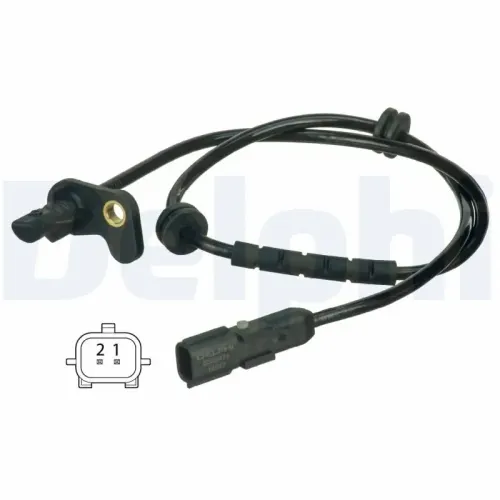 Sensor, Raddrehzahl Hinterachse links DELPHI SS20474 Bild Sensor, Raddrehzahl Hinterachse links DELPHI SS20474