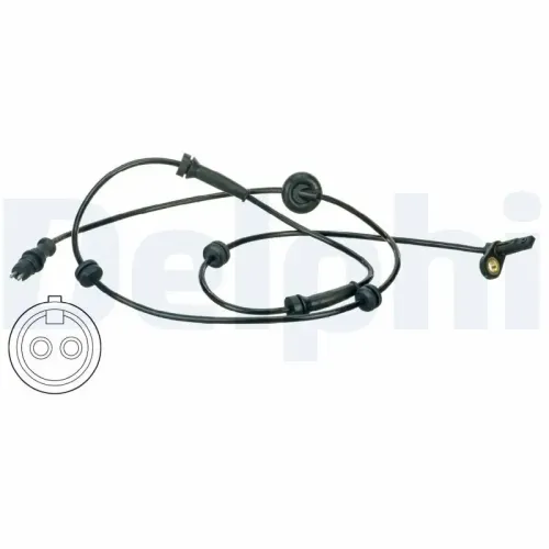 Sensor, Raddrehzahl Vorderachse links DELPHI SS20482 Bild Sensor, Raddrehzahl Vorderachse links DELPHI SS20482