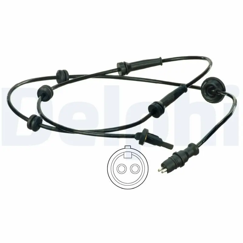 Sensor, Raddrehzahl Vorderachse rechts DELPHI SS20483