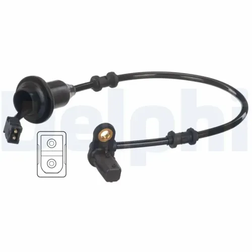Sensor, Raddrehzahl Hinterachse links DELPHI SS20485 Bild Sensor, Raddrehzahl Hinterachse links DELPHI SS20485
