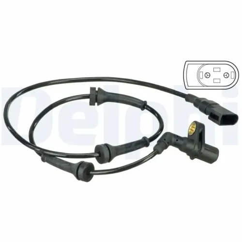 Sensor, Raddrehzahl Vorderachse DELPHI SS20488 Bild Sensor, Raddrehzahl Vorderachse DELPHI SS20488