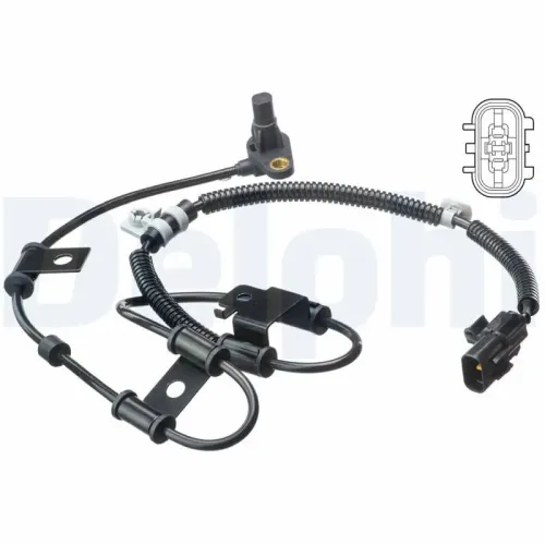 Sensor, Raddrehzahl Vorderachse rechts DELPHI SS20513 Bild Sensor, Raddrehzahl Vorderachse rechts DELPHI SS20513