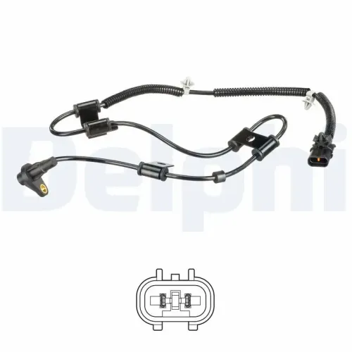 Sensor, Raddrehzahl Vorderachse links DELPHI SS20514 Bild Sensor, Raddrehzahl Vorderachse links DELPHI SS20514