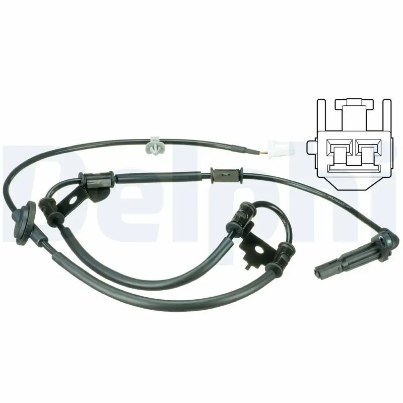 Sensor, Raddrehzahl Hinterachse links DELPHI SS20521