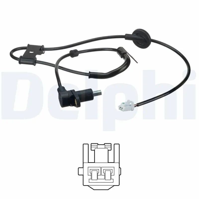 Sensor, Raddrehzahl Hinterachse rechts DELPHI SS20527