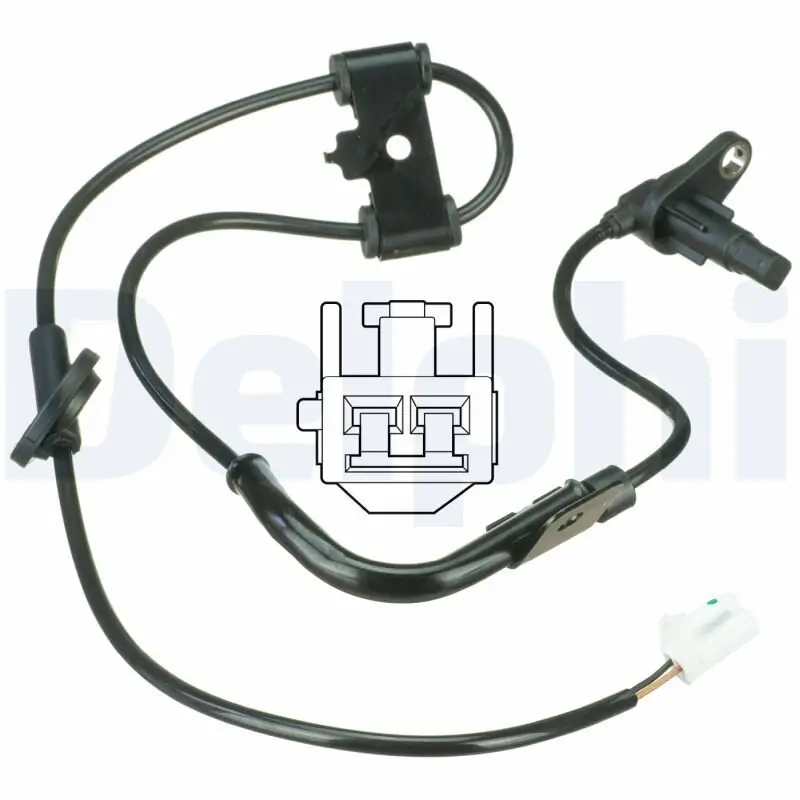Sensor, Raddrehzahl Hinterachse links DELPHI SS20528