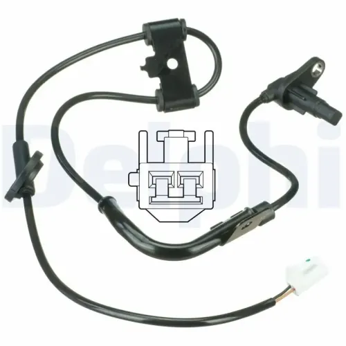 Sensor, Raddrehzahl Hinterachse links DELPHI SS20528 Bild Sensor, Raddrehzahl Hinterachse links DELPHI SS20528