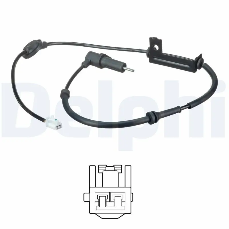 Sensor, Raddrehzahl Hinterachse links DELPHI SS20538