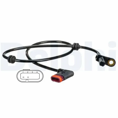 Sensor, Raddrehzahl Hinterachse DELPHI SS20543 Bild Sensor, Raddrehzahl Hinterachse DELPHI SS20543