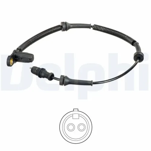 Sensor, Raddrehzahl Vorderachse DELPHI SS20574 Bild Sensor, Raddrehzahl Vorderachse DELPHI SS20574
