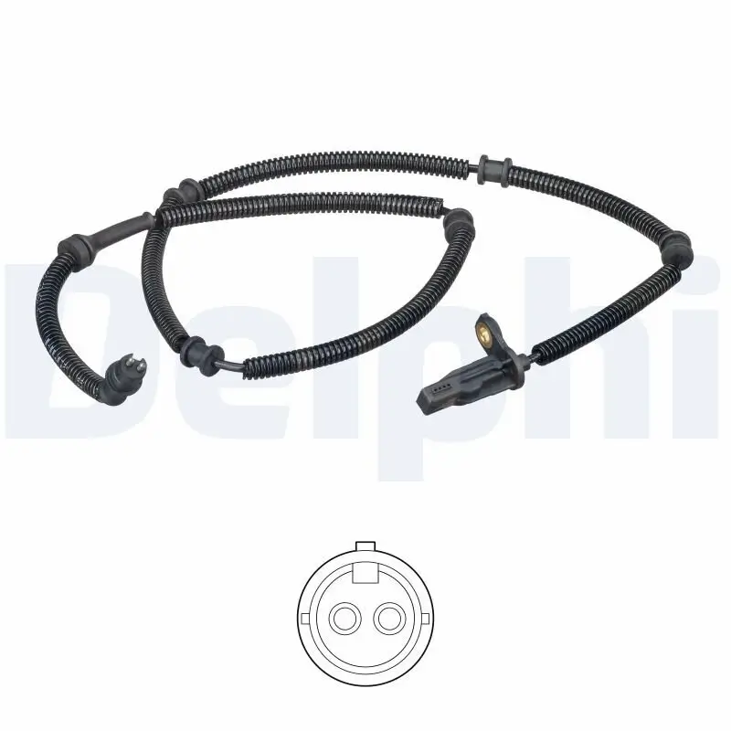 Sensor, Raddrehzahl Hinterachse DELPHI SS20575
