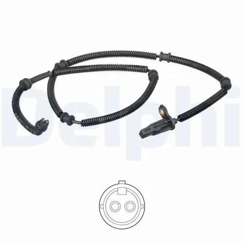Sensor, Raddrehzahl Hinterachse DELPHI SS20575 Bild Sensor, Raddrehzahl Hinterachse DELPHI SS20575
