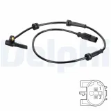 Sensor, Raddrehzahl Vorderachse rechts DELPHI SS20579