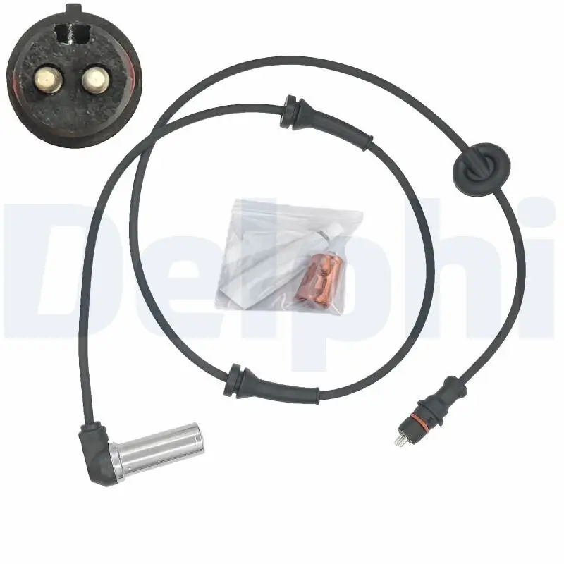 Sensor, Raddrehzahl Vorderachse DELPHI SS20583