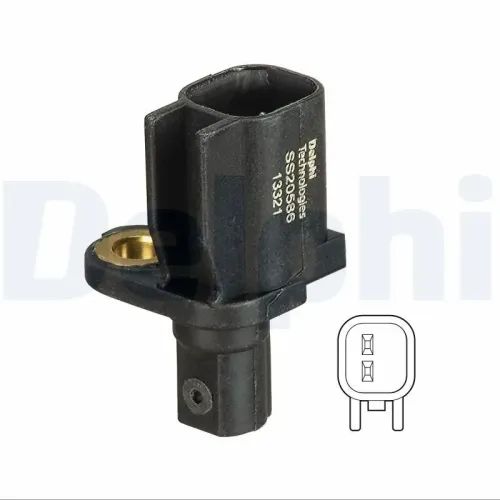 Sensor, Raddrehzahl DELPHI SS20586 Bild Sensor, Raddrehzahl DELPHI SS20586