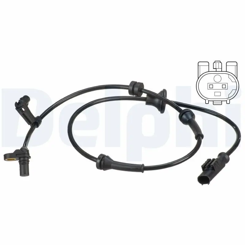 Sensor, Raddrehzahl Hinterachse DELPHI SS20587