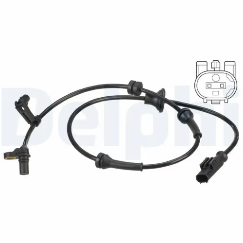 Sensor, Raddrehzahl Hinterachse DELPHI SS20587 Bild Sensor, Raddrehzahl Hinterachse DELPHI SS20587