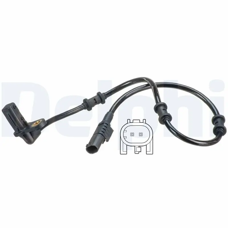 Sensor, Raddrehzahl Hinterachse links DELPHI SS20595