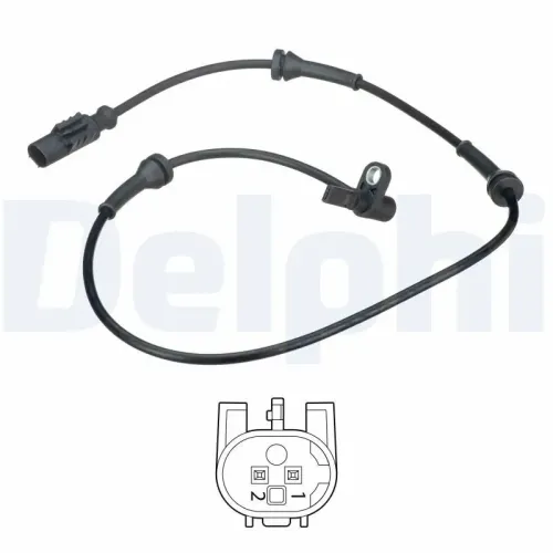 Sensor, Raddrehzahl Hinterachse DELPHI SS20597 Bild Sensor, Raddrehzahl Hinterachse DELPHI SS20597