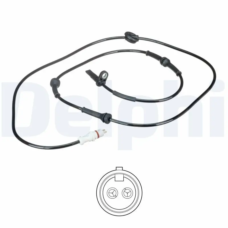 Sensor, Raddrehzahl DELPHI SS20598