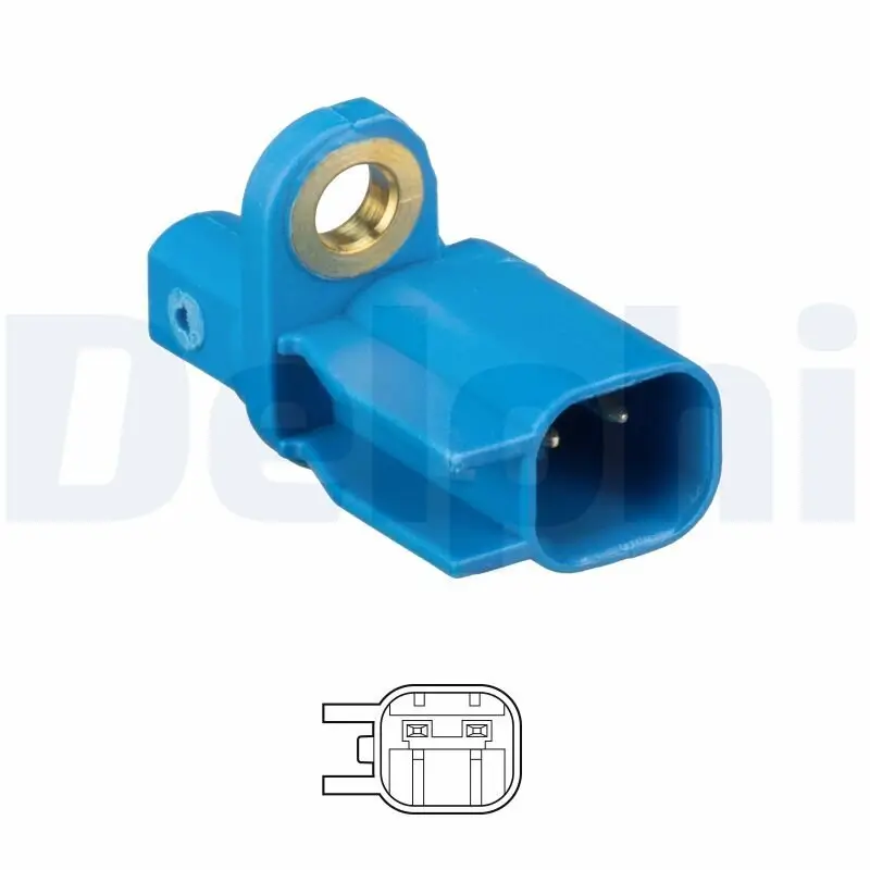 Sensor, Raddrehzahl Hinterachse DELPHI SS20607