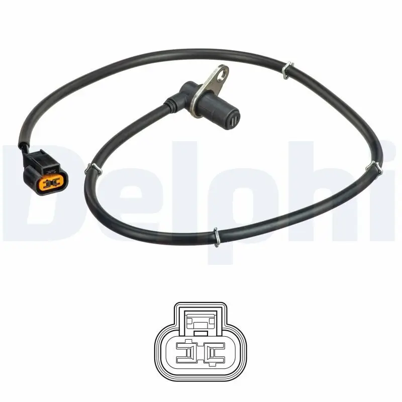 Sensor, Raddrehzahl Vorderachse rechts DELPHI SS20618
