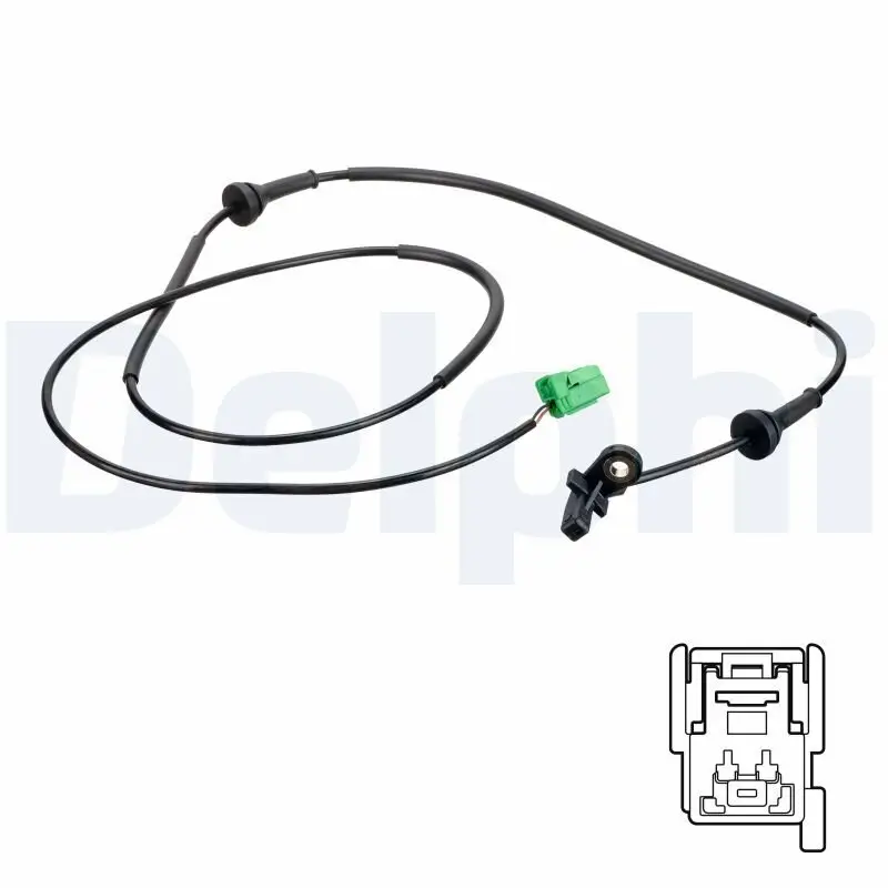 Sensor, Raddrehzahl Hinterachse rechts DELPHI SS20623