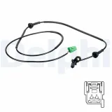 Sensor, Raddrehzahl Hinterachse rechts DELPHI SS20623