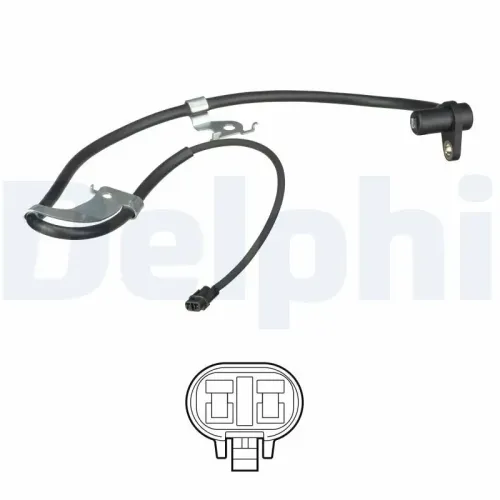 Sensor, Raddrehzahl Vorderachse links DELPHI SS20632 Bild Sensor, Raddrehzahl Vorderachse links DELPHI SS20632