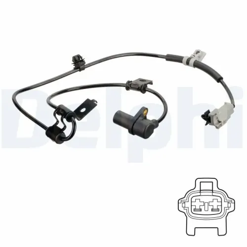 Sensor, Raddrehzahl Vorderachse rechts DELPHI SS20643 Bild Sensor, Raddrehzahl Vorderachse rechts DELPHI SS20643