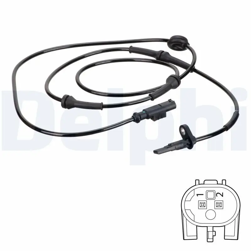 Sensor, Raddrehzahl Hinterachse rechts DELPHI SS20711