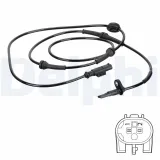 Sensor, Raddrehzahl Hinterachse rechts DELPHI SS20711