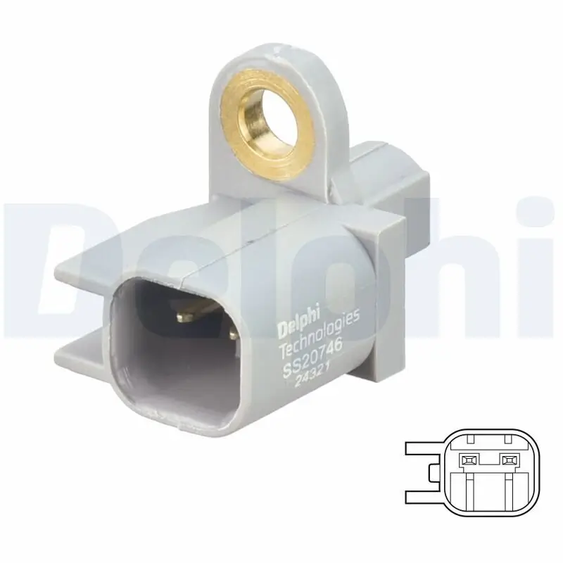 Sensor, Raddrehzahl DELPHI SS20746