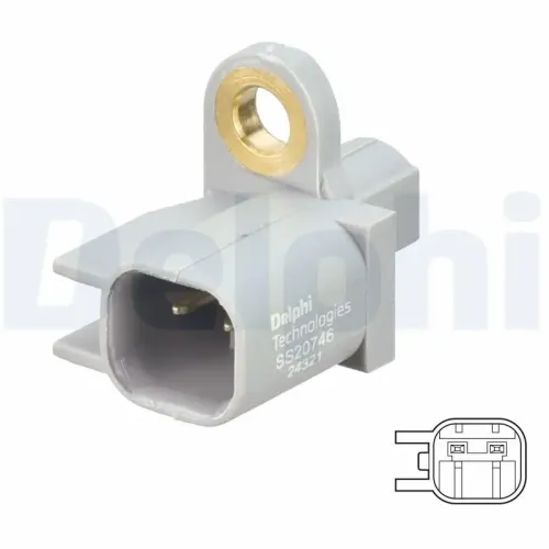Sensor, Raddrehzahl DELPHI SS20746 Bild Sensor, Raddrehzahl DELPHI SS20746