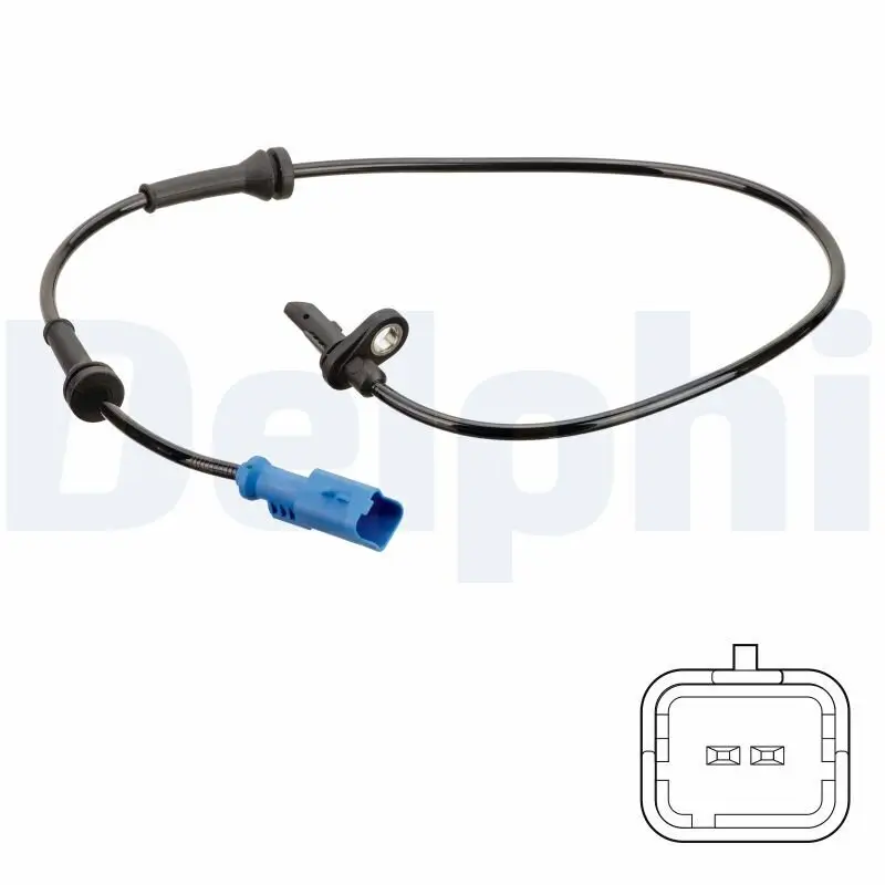 Sensor, Raddrehzahl Hinterachse DELPHI SS20748